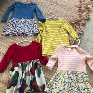 Four Tea Collection girls dresses